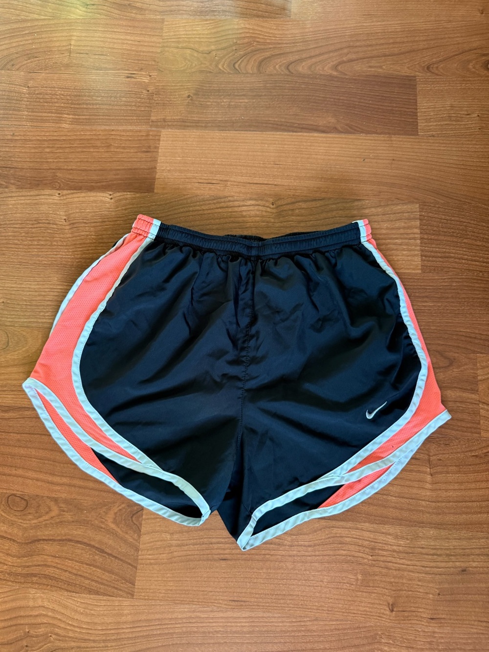 Nike Women’s Black Shorts with Coral Side Panels